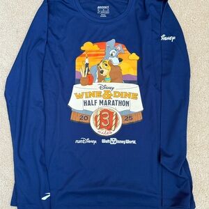 Brooks Blue Disney Wine & Dine 1/2 Marathon Shirt